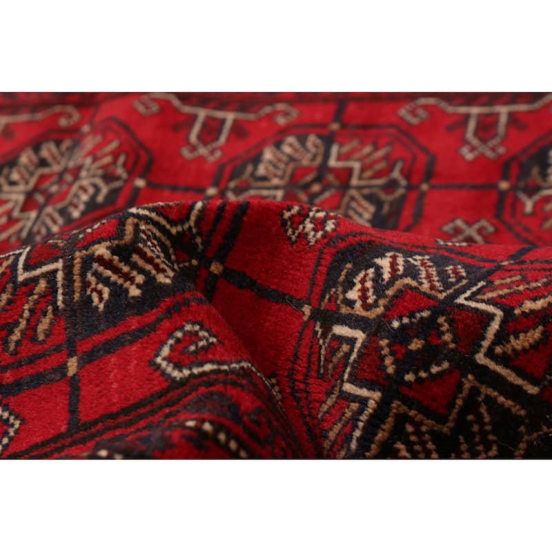 Teimani Red Rug 3'9" x 6'3" - 3'9 x 6'3