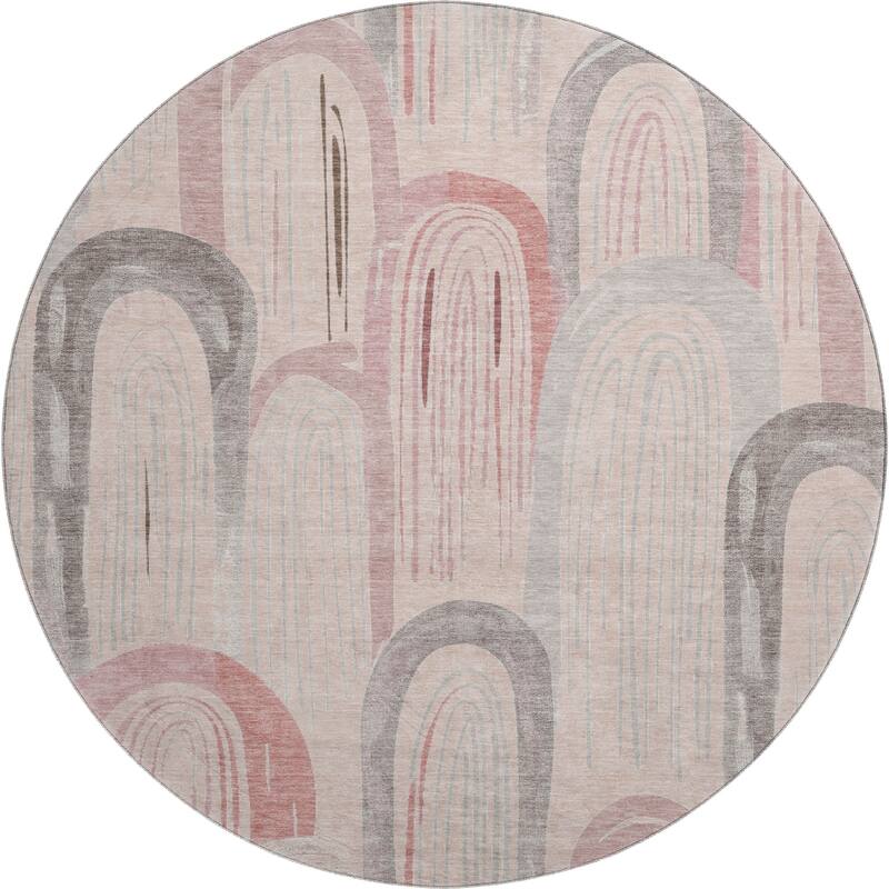 Premium Washable Super Soft Contemporary Imprints Mayfield Rug