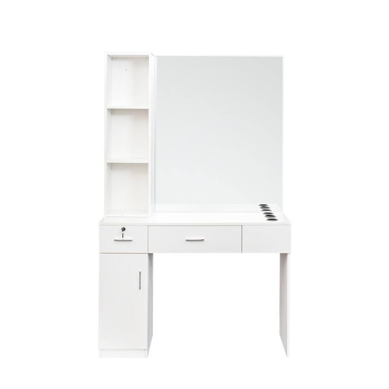 Salon Station Barber Stations Styling Station Barber Beauty Spa Dresser Salon Equipment Set with Mirror