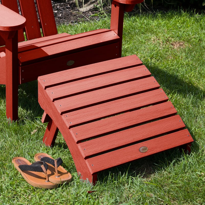 Eco-Friendly Synthetic Wood Folding Ottoman