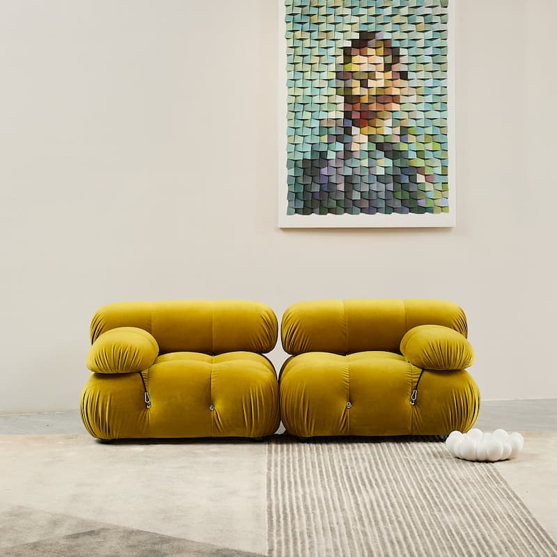 Breeley 76'' Velvet Upholstered Loveseat
