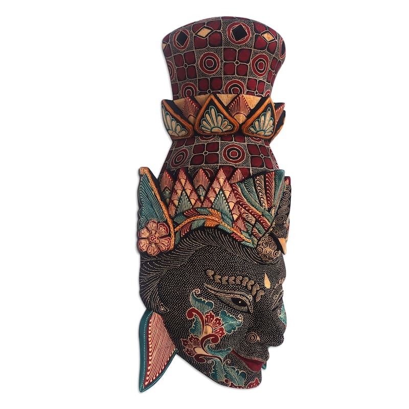 Novica Handmade Powerful Rama Wood Mask
