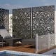 preview thumbnail 167 of 166, Outdoor Privacy Screen with Stand for Patio Garden Metal Fence