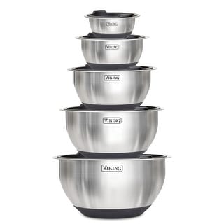 Viking 10pc Stainless Steel Mixing Bowl Set
