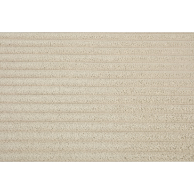 Modular Convertible Sectional Sofa with 2 Ottomans, 2 Seaters Corduroy Arms Couch, Loveseat Sofa with Cup Holders & USB Ports