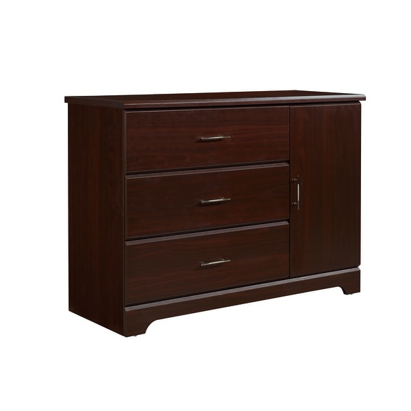 storkcraft brookside 3 drawer combo dresser