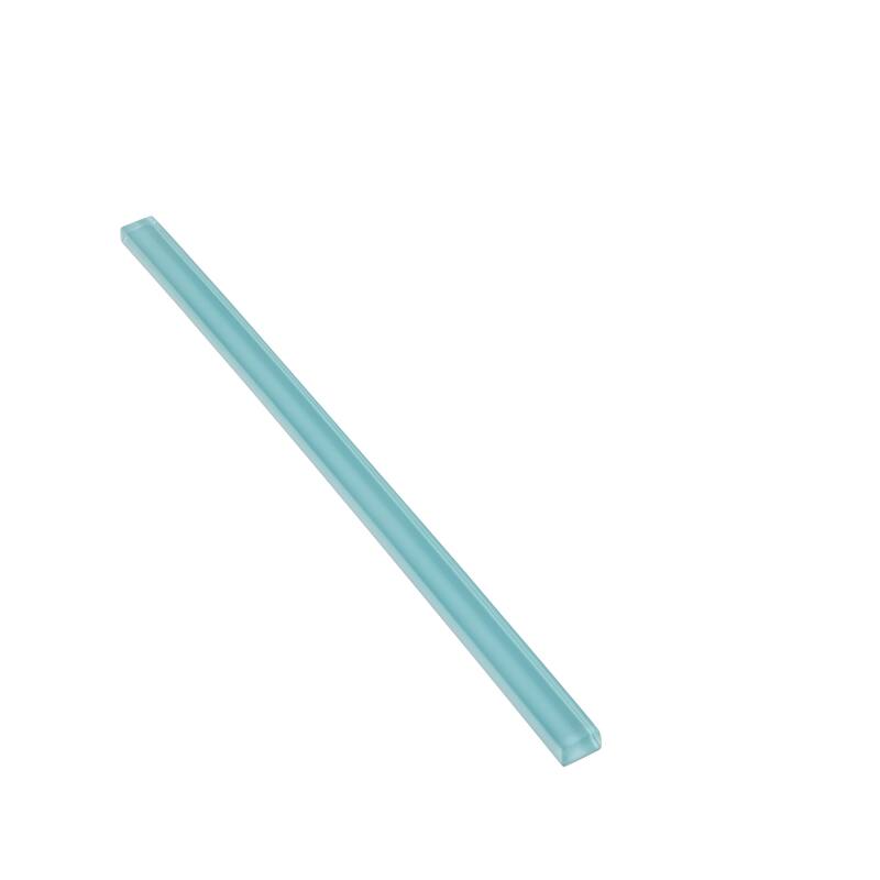 Apollo tile 0.5" x 12" Colorway Glossy Sky Blue Glass Tile (0.5 sq ft/case) - 10 Pack - Blue