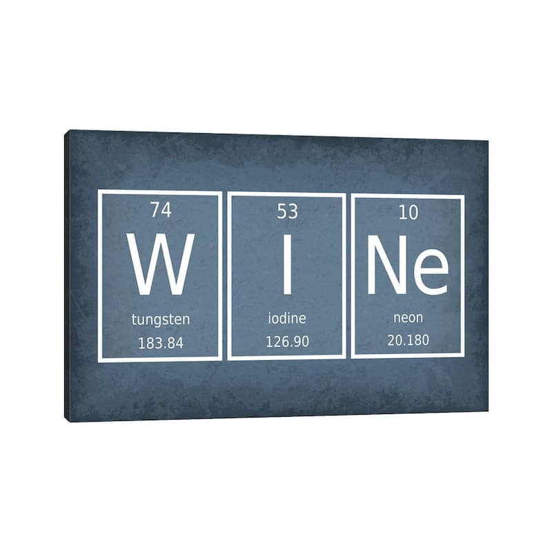 iCanvas "Wine" by GetYourNerdOn Canvas Print