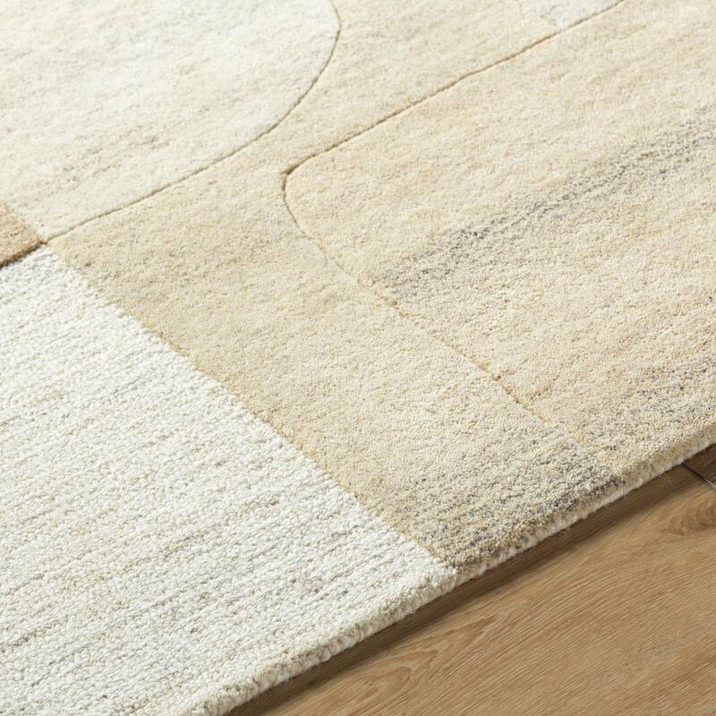 Donavon Modern Geometric Wool Area Rug