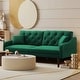 preview thumbnail 10 of 54, BSHTI 73" Convertible Velvet Futon Sofa Bed Green - Twin