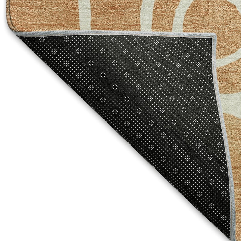 Machine Washable Indoor/ Outdoor Modern Vibe Chantille Rug