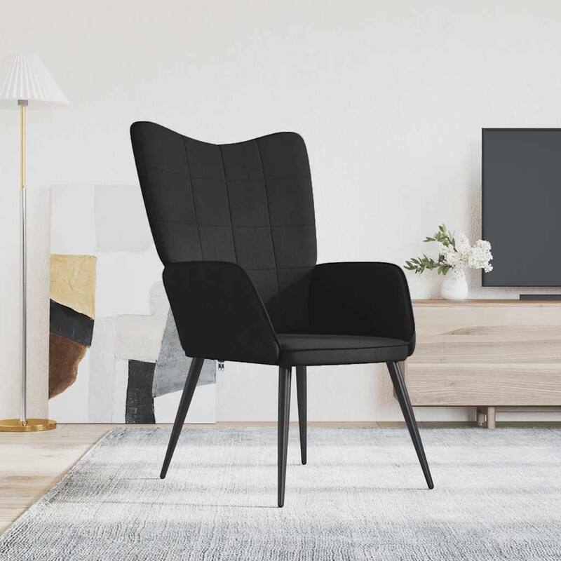 vidaXL Relaxing Chair multi color Fabric - 24" x 27.6" x 38"