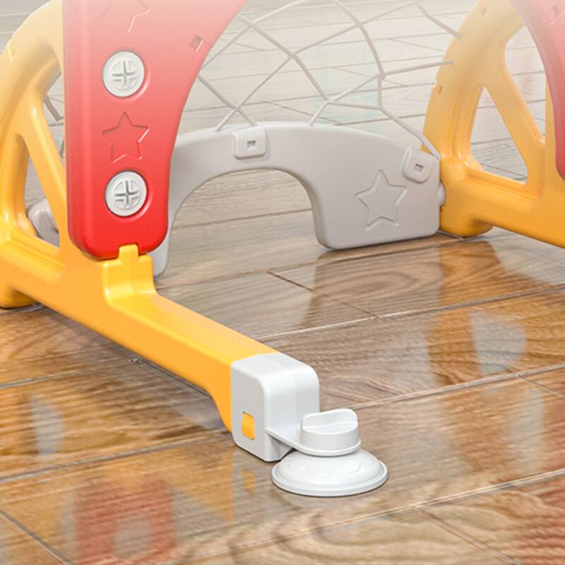 Cartoon Kids Toddler Basketball Stand 3-in-1 Indoor Activity Center