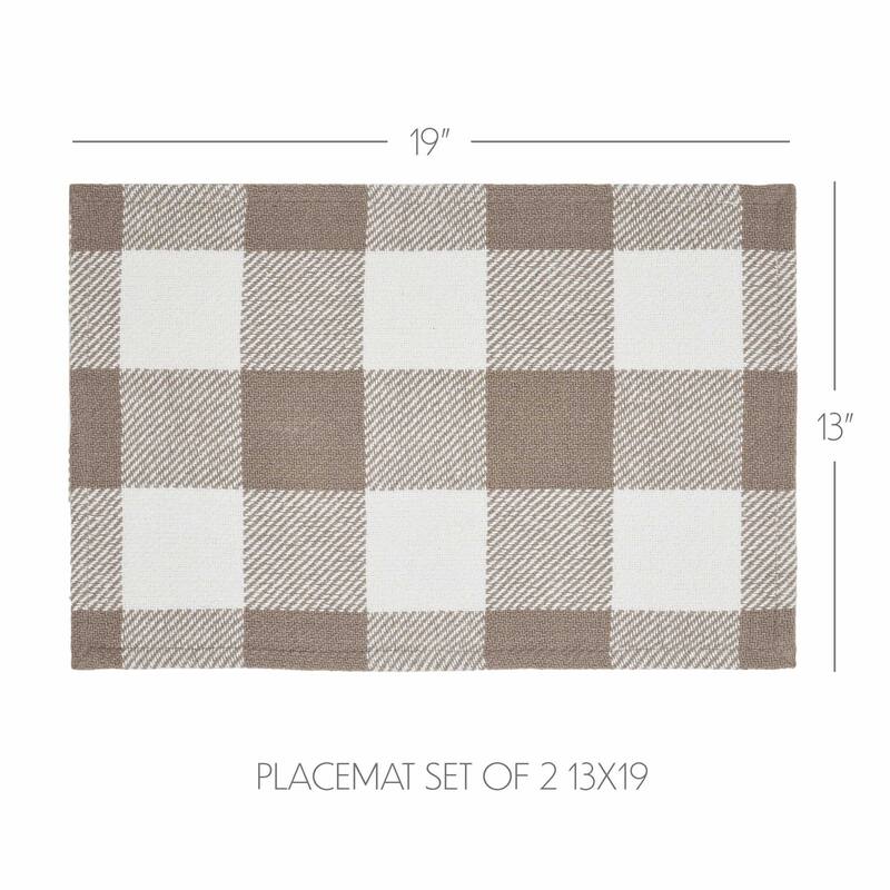 Annie Buffalo Check Placemat Set of 2 13x19