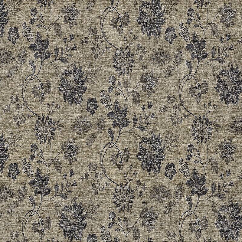 HomeRoots Floral Transitional Rectangle Outdoor Rug