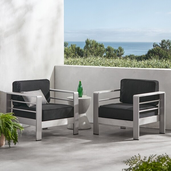 Cape Coral Outdoor Club Chairs with Optional Sunbrella Cushions