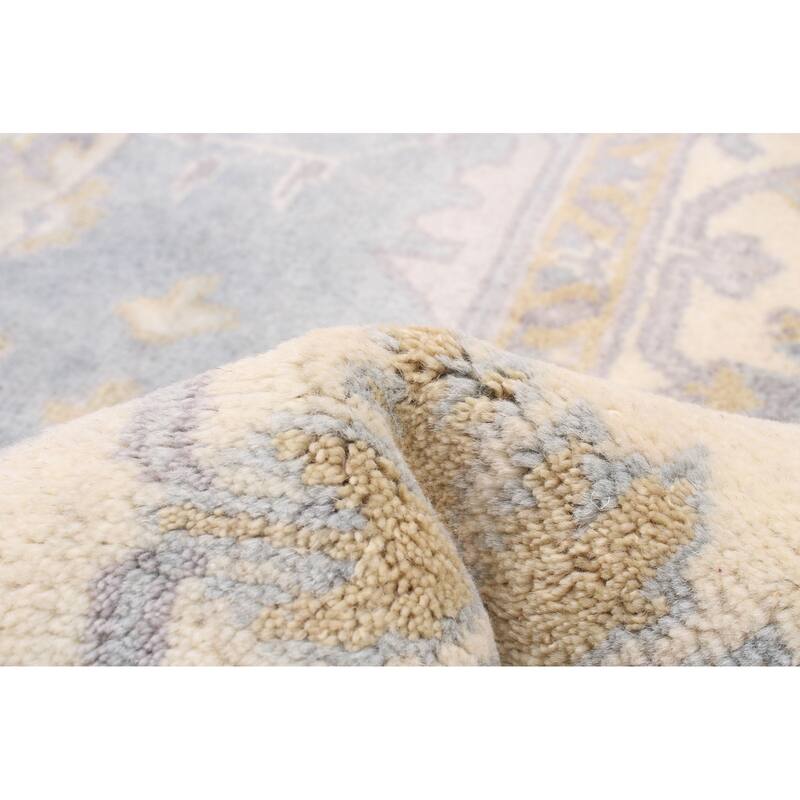 ECARPETGALLERY Hand-knotted Royal Oushak Grey Wool Rug - 8'4 x 9'11