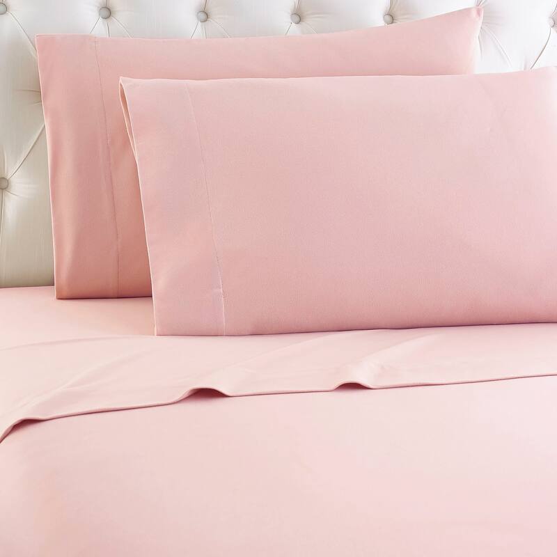 Shavel Micro Flannel® Bed Sheet Set - Cal King - Petal Pink
