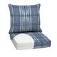 Option Blue Shibori Stripe