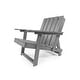 preview thumbnail 45 of 172, Shoreline Fully Assembled All-Weather HDPE Outdoor Folding Modern Adirondack Chair