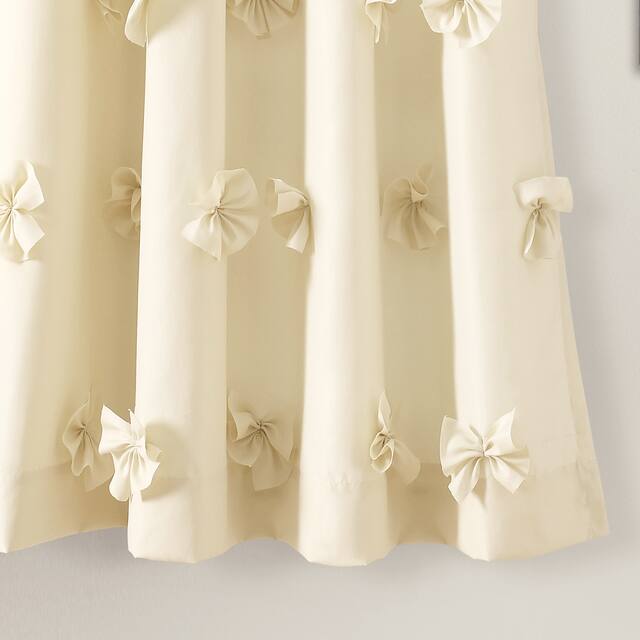 Silver Orchid Turpin Single Window Curtain Panel