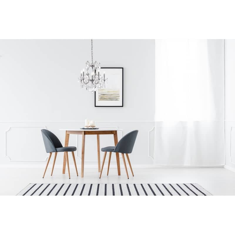 Fleur Illumination Collection Pendant D:20in H:25in Lt:6 Chrome Finish