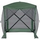 preview thumbnail 8 of 14, Outsunny 7'x7' Pop Up Camping Canopy Tent with Ventilating Mesh Screen, Portable Carry Bag for Outdoor Party