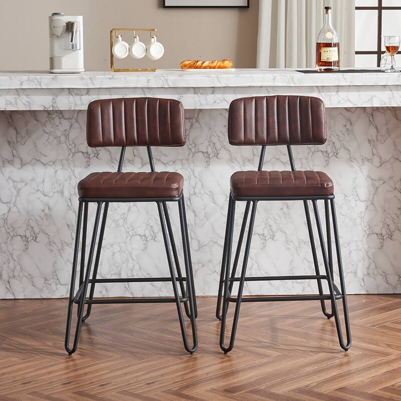 Industrial Bar Stools Set Of 2