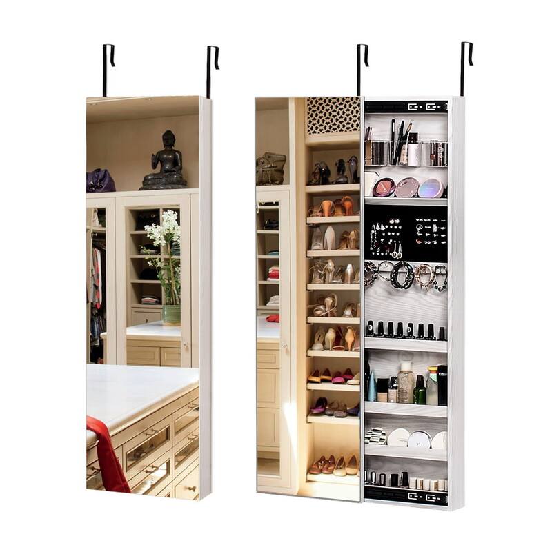 Door Mounted Jewelry Armoire