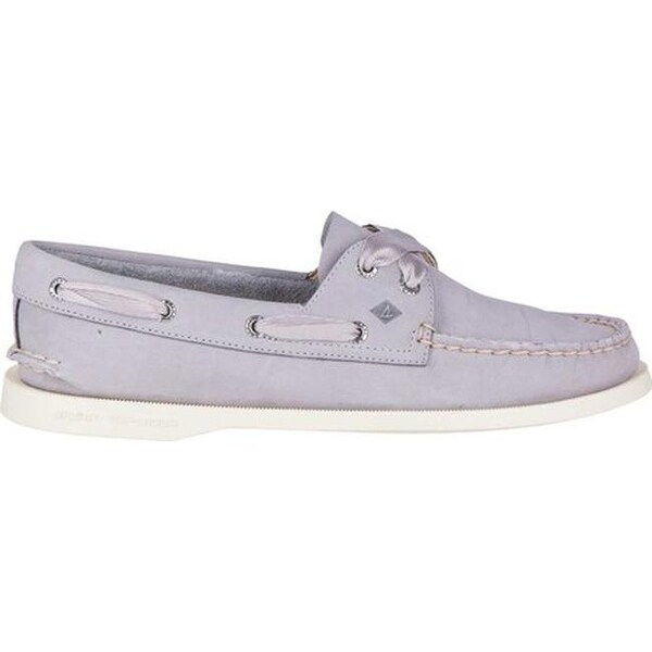sperry satin lace boat shoe