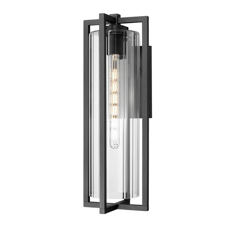 Z-Lite 5013B Aura 23" Tall Marine Grade Outdoor Wall Sconce - Black