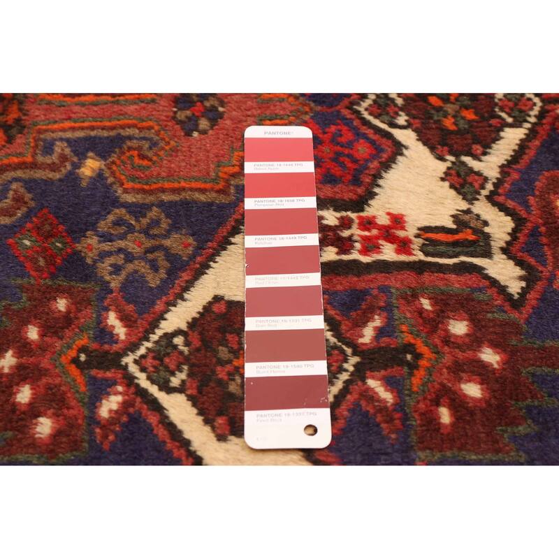 ECARPETGALLERY Hand-knotted Andelz Red Wool Rug - 4'1 x 5'10