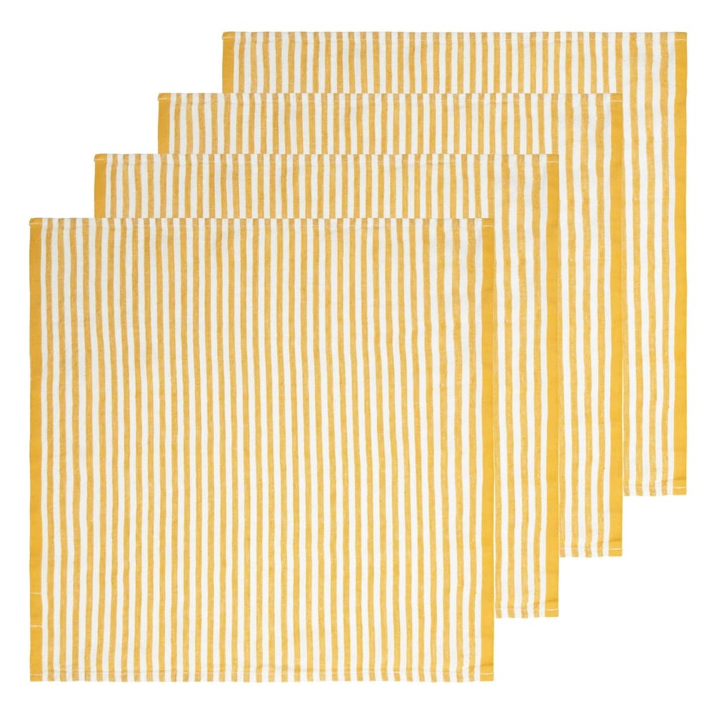 Caravan Ticking Stripe Napkins - Set of 4