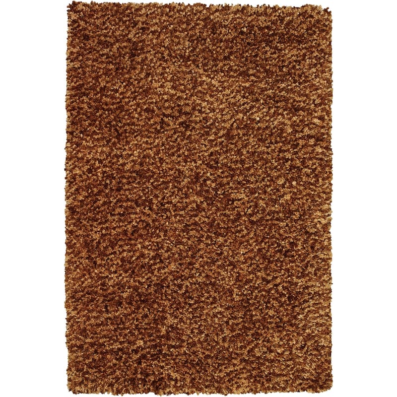 Addison Alpha Lavish Variegated Shag Area Rug - 9'X13' - Earth