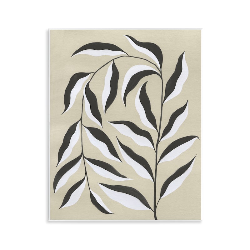 Stupell Natural Curved Vegetation Wall Plaque Art Design By Grace Popp - 11 x 14