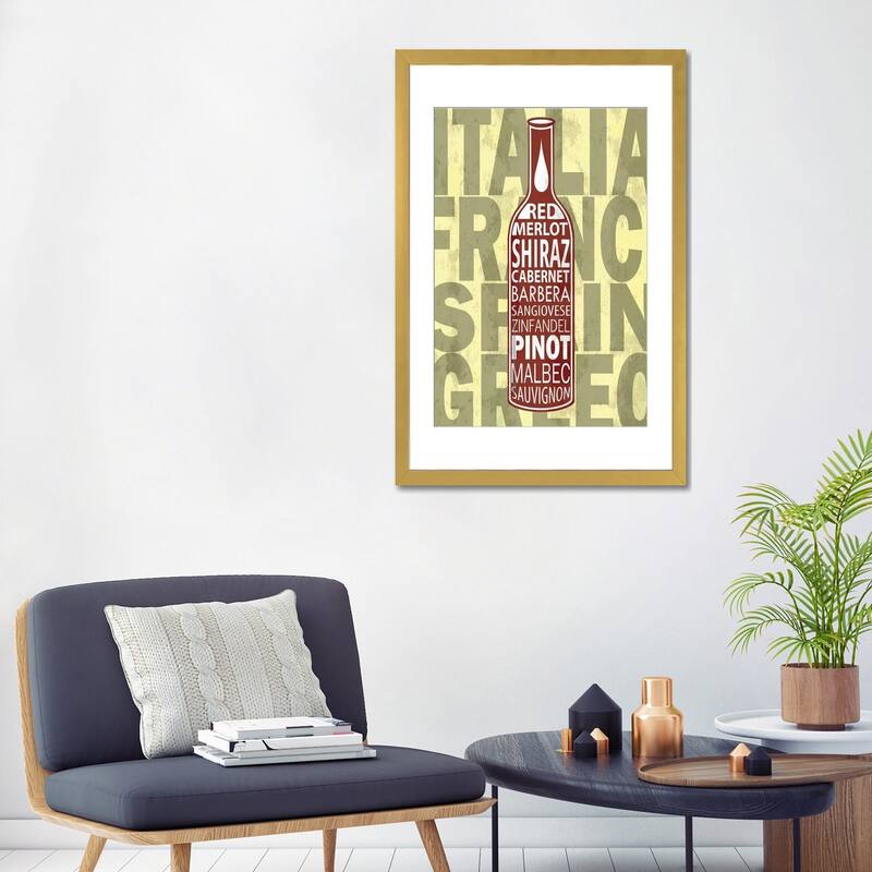 iCanvas "Red Wines" by Fly Graphics