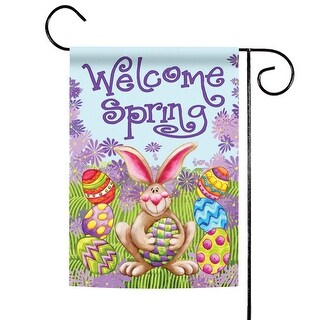 Welcome Spring Outdoor Garden Flag 18