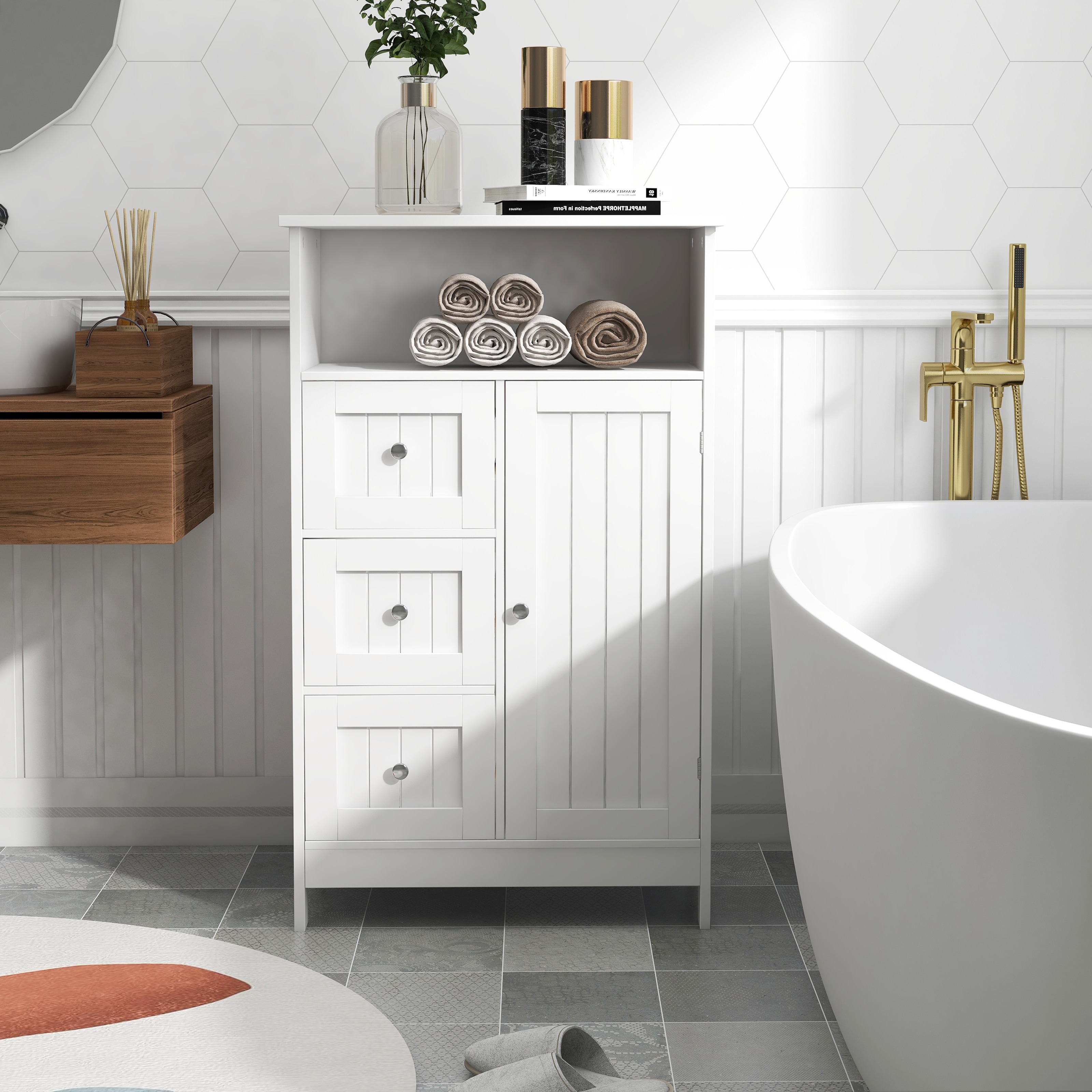 https://ak1.ostkcdn.com/images/products/is/images/direct/2387560c9b9835b92339a8796ba625e2855693c1/White-Bathroom-Storage-Floor-Cabinet-with-Pull-out-Drawers-and-Door-for-Entryway-Storage-Organizer-Kitchen-Pantry-Cabinet.jpg