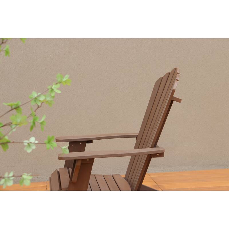 Adirondack Chair Polystyrene, Weather Resistant & Durable Fire Pits Chair for Lawn and