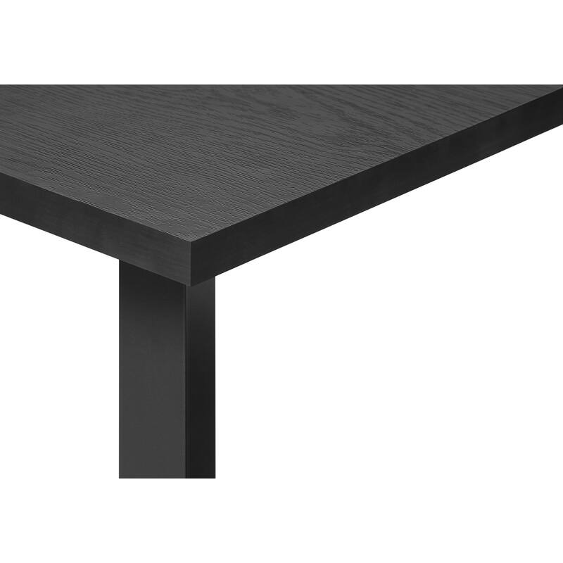 Computer Desk, Home Office, Left, Right Set-up, Storage Shelves, 55"l, Work, Laptop, Black Laminate
