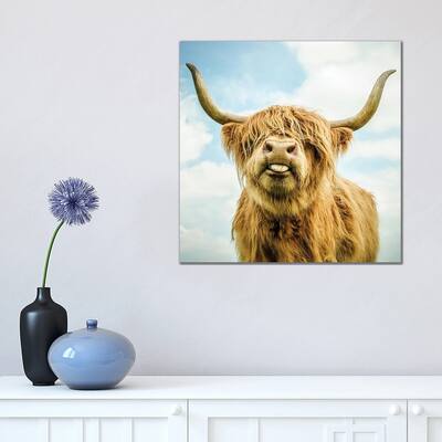 iCanvas "Highland Cow" by Mark Gemmell Canvas Print