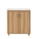 preview thumbnail 11 of 18, 30 Inch Bathroom Vanity with Sink Natural Wood Cabinet with Drawer