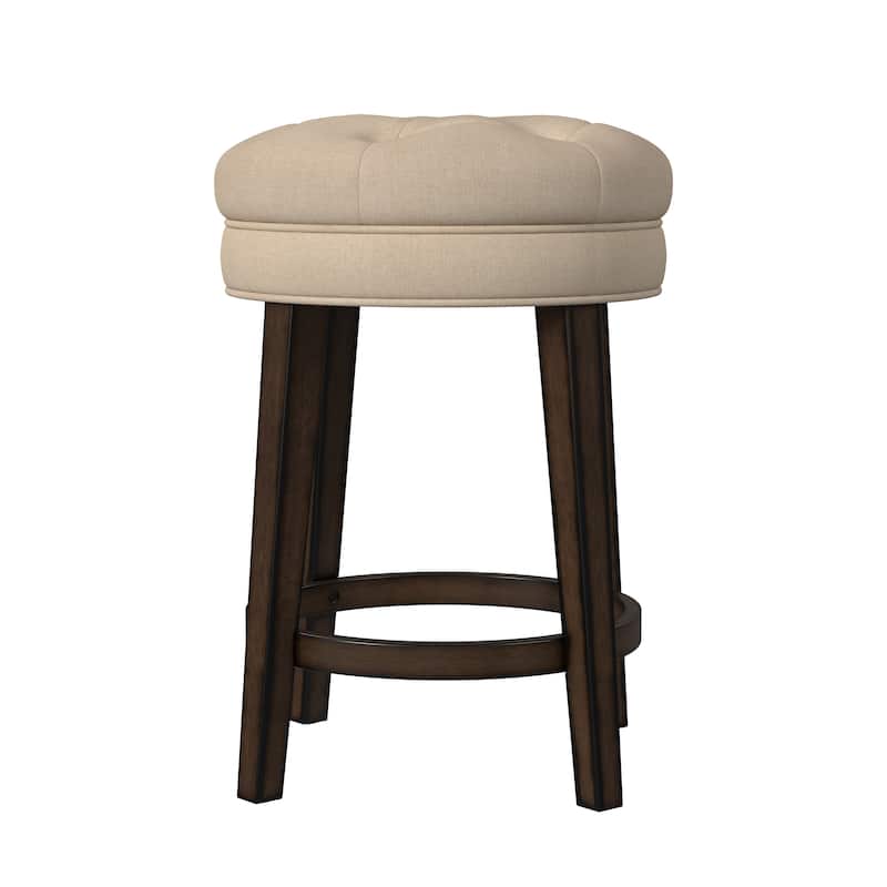 Hillsdale Krauss Wood Backless Counter Height Swivel Stool