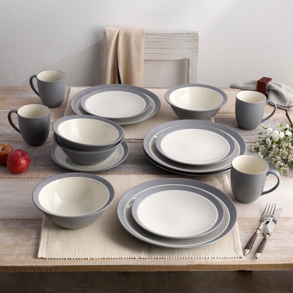 Noritake Colorwave 4-Piece Stoneware Place Setting, Modern Setting