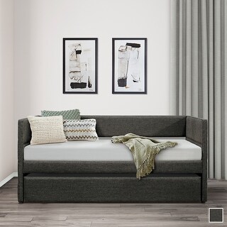Manasa Upholstered Daybed with Trundle