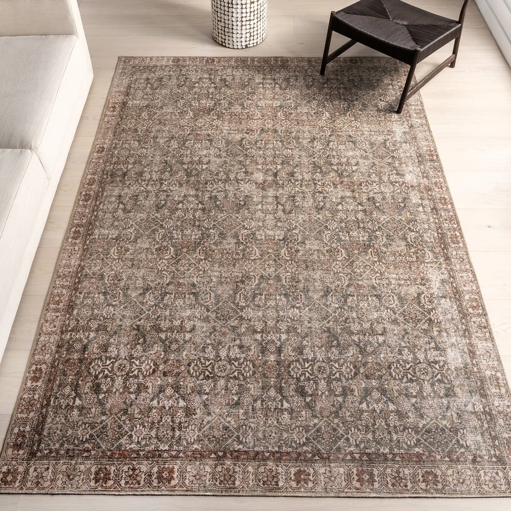 Nuloom Hillstone Collection Traditional Vintage Medallion Area Rug