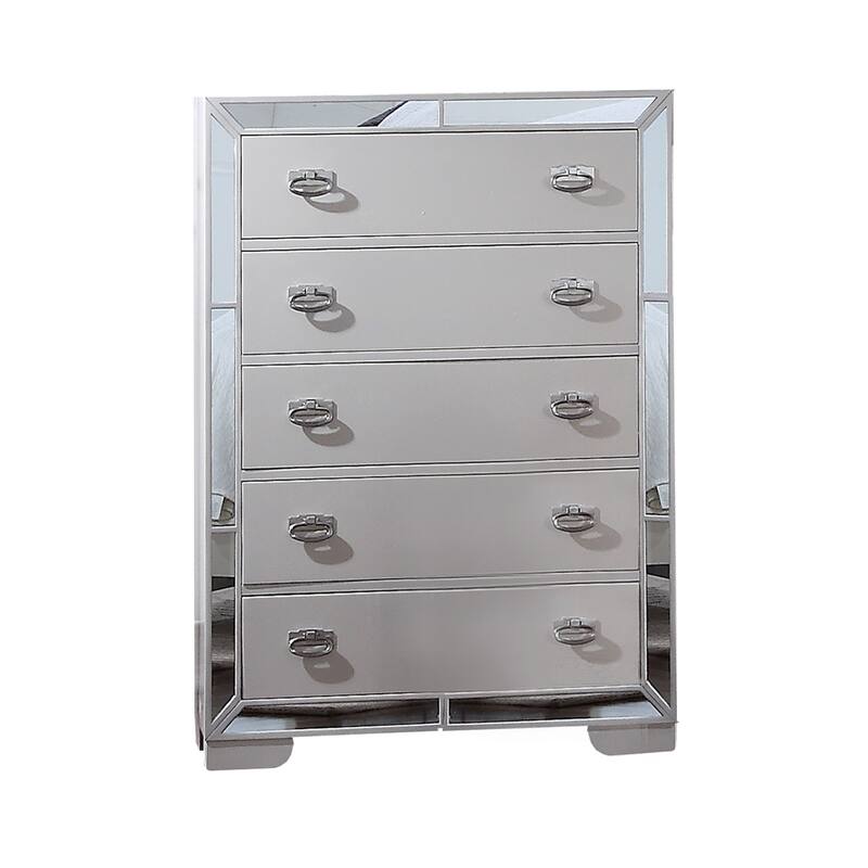 Gloria Champagne Upholstered Bedroom Set