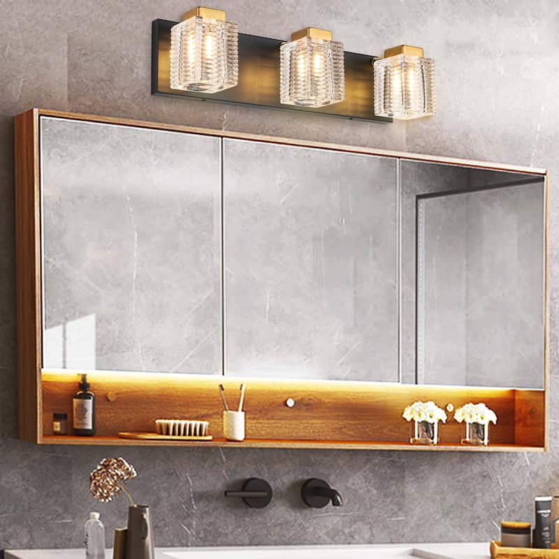 Bathroom Vanity Lighting Black Finished Wall Sconce