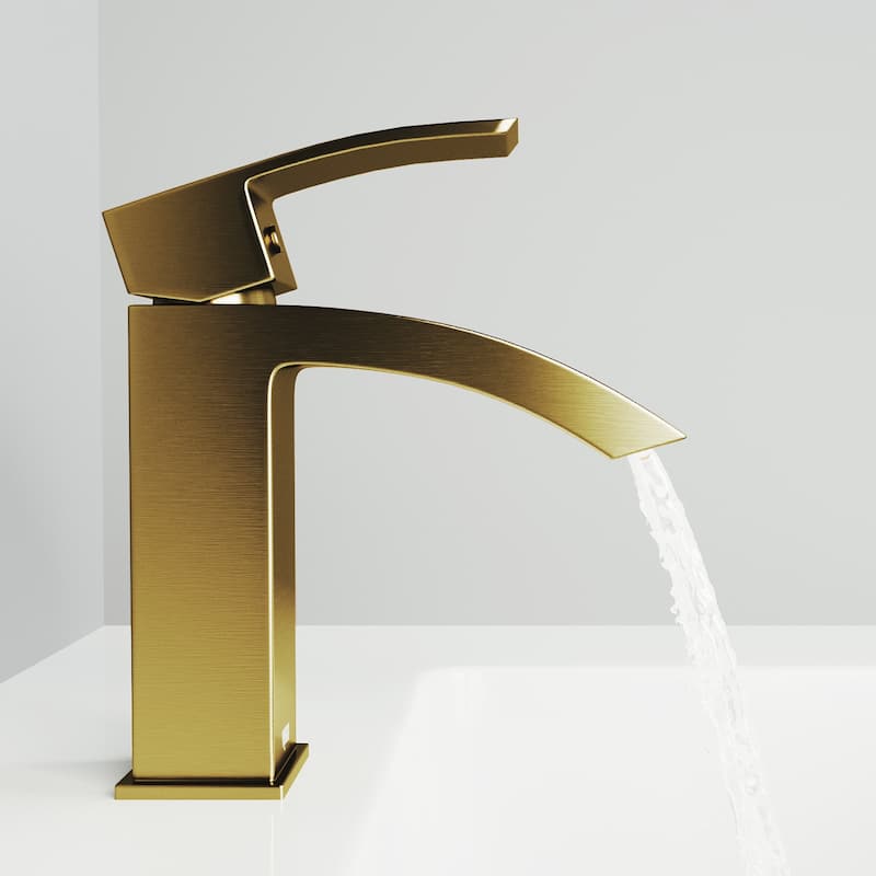 VIGO Satro 7" H Single Handle Single Hole Bathroom Faucet