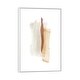 preview thumbnail 2 of 10, iCanvas "Brush Strokes V Warm Colors" by Nouveau Prints Framed Canvas Print White - 26x18